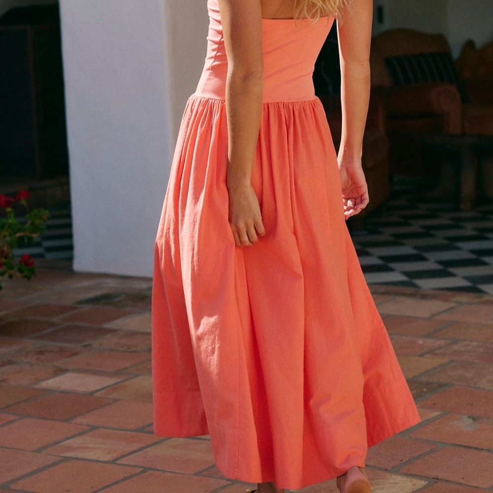Free People Onda Drop Waist Tube Dress - Picture 2 of 7